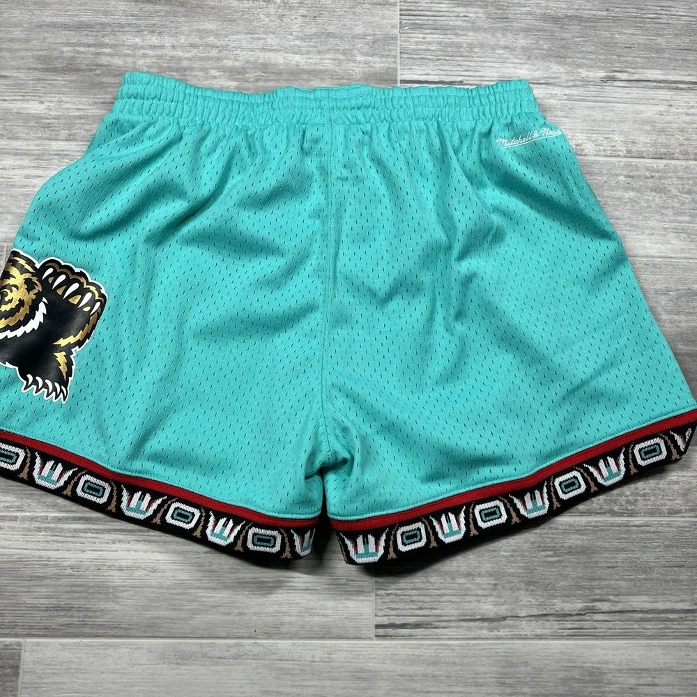 Mitchell‎ & Ness Turquoise Grizzlies Women's XS Hardwood Classic Shorts New $85